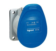 Розетка встраиваемая 16А 200/250В 2К+3 IP44 Leg 057354