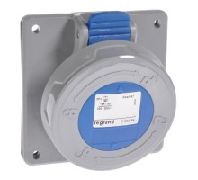 Розетка встраиваемая 16А 230В 2К+3 IP67 Leg 555384
