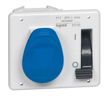 Розетка встраиваемая 16А 230В 2К+3 с блок. IP44 Leg 057300