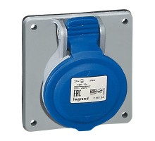 Розетка встраиваемая 16А 230В 3К+Н+З IP44 Leg 555186