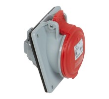 Розетка встраиваемая 16А 380В 3K+3 IP44 Leg 090163