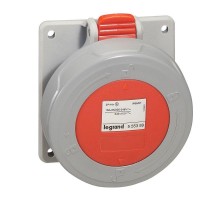 Розетка встраиваемая 16А 380В 3K+3 IP67 Leg 555388