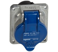 Розетка встраиваемая Hypra 16А 230В 2К+3 IP44 Leg 052032