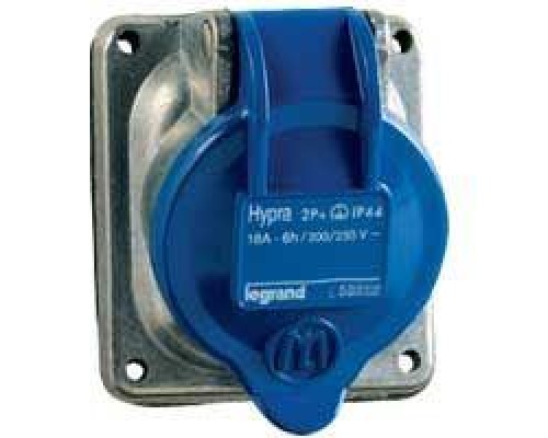 Розетка встраиваемая Hypra 16А 230В 3K+3 IP44 Leg 052033
