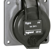 Розетка встраиваемая Hypra 16А 250В 2К+3 IP44 Leg 053903