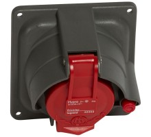 Розетка встраиваемая Hypra 16А 400В 3K+3 IP44 Leg 052203