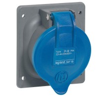 Розетка встраиваемая Hypra 32А 230В 2К+3 IP44 Leg 052718