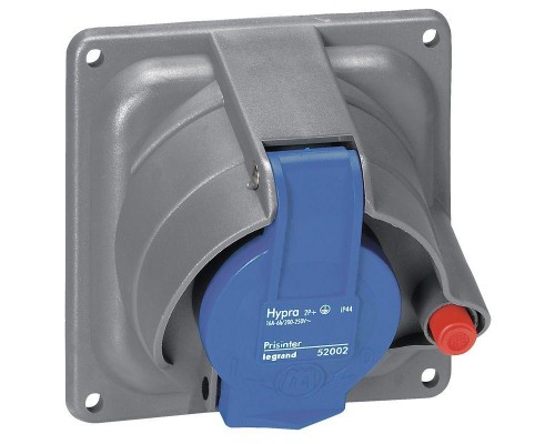 Розетка встраиваемая Hypra 63А 230В 2К+3 IP44 Leg 053601