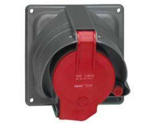 Розетка встраиваемая Hypra 63А 400В 3K+3 IP44 Leg 053603