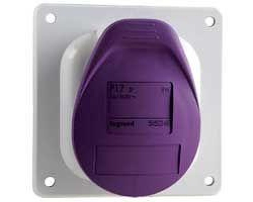 Розетка встраиваемая P17 32А 24В 2P IP44 Leg 055295