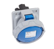 Розетка встроенная 63А 3К+З 230В IP67 Leg 555585