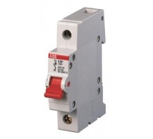 Рубильник 1п E201r 80А рычаг красн. ABB 2CDE281001R0080