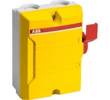 Рубильник 3п BWS325 Y TPN 25А в боксе с доп. конт. IP65 ABB 2CMA142426R1000