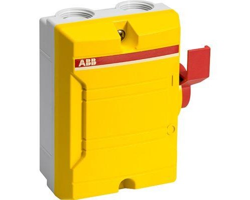 Рубильник 3п BWS325 Y TPN 25А в боксе с доп. конт. IP65 ABB 2CMA142426R1000