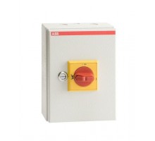 Рубильник 3п OTL32BA3M 32А 4х25.5+ 2х16.5 жел.-красн. ручка в боксе ABB 1SCA022562R4100
