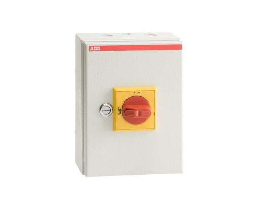 Рубильник 3п OTL32BA3M 32А 4х25.5+ 2х16.5 жел.-красн. ручка в боксе ABB 1SCA022562R4100