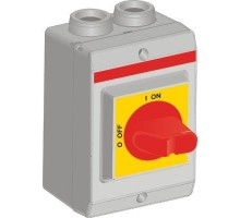 Рубильник 3п OTP16KA3M1 16А 4хM20 жел.-красн. ручка в боксе ABB 1SCA022401R0330