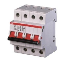 Рубильник 4п E204r 100А рычаг красн. ABB 2CDE284001R0100