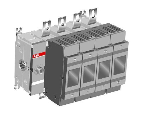 Рубильник 4п OS250D04FP до 250А предохранитель 0 или 1 (нет в комплекте) ABB 1SCA022726R8620