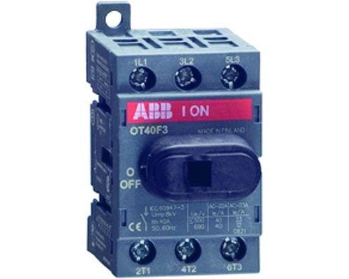 Рубильник 4п OT16F4N2 16А на DIN-рейку ABB 1SCA104829R1001