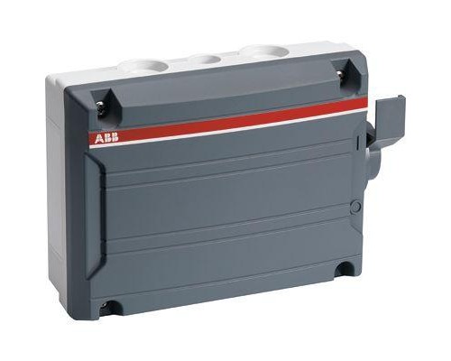 Рубильник 6п BW625TPN 25А в боксе упр. сбоку IP65 ABB 2CMA142406R1000