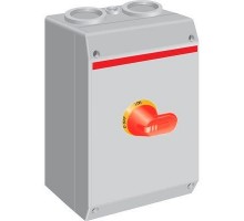 Рубильник 6п OTP125BA6M 125А 4хМ50+2хМ16 жел.-красн. ручка в боксе ABB 1SCA022812R7690