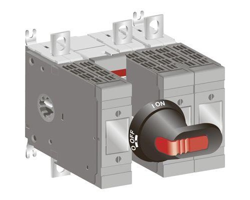 Рубильник OS125GD12P с ручкой под предохранители DIN-00 ABB 1SCA115641R1001