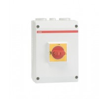 Рубильник OTP45BA4M 2хM32+M16 красн/жел. рукоятка в боксе ABB 1SCA022459R6860