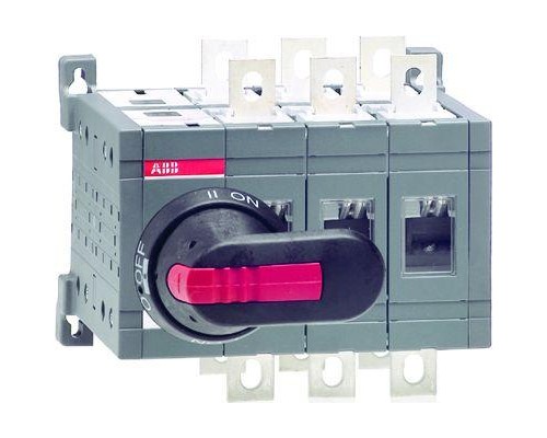 Рубильник реверсивный OT200E03CLP с ручкой переключение без разрыва тока ABB 1SCA108522R1001