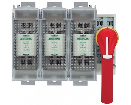 Ручка для фронтальных выносных рукояток IP65 красн./жел. SchE GS2AH560
