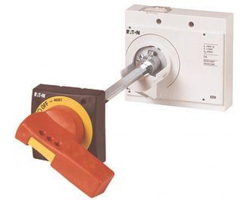 Ручка поворотная на дверь ручка+привод+короткая ось NZM3 NZM3-XTVDVR-0 черн. EATON 279402