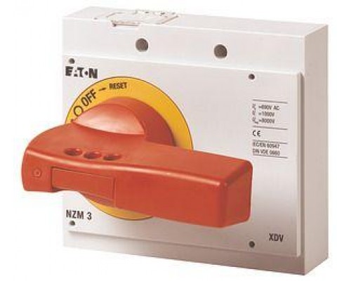 Ручка поворотная с замком размер 3 NZM3-XDVR красно-жел. EATON 260140