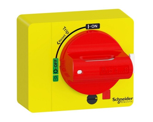 Рукоятка поворотная для GV4 красн./желт. SchE GV4ADN02