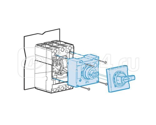 Рукоятка выносная поворотная EH1-S/TD160 LSIS 83111171806