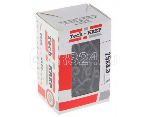 Саморез 3.5х25 гипсокартон-металл (уп.200шт) коробка Tech-Krep 102129