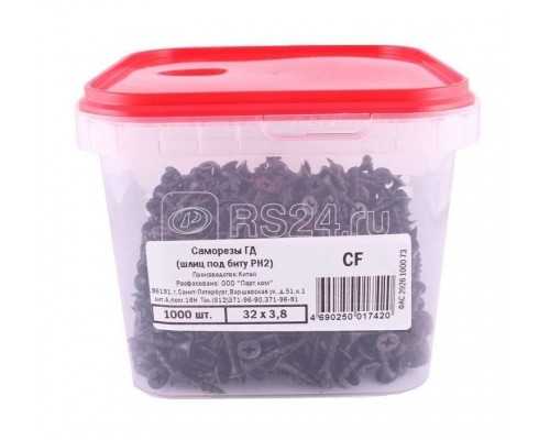 Саморез ГД 3.5х32мм ведро (уп.1000шт) Партнер 30256