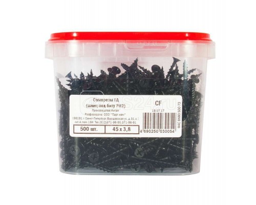 Саморез ГД 3.5х45мм ведро (уп.500шт) Партнер 41779