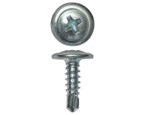 Саморез с пресс-шайбой 4.2х76 со сверлом (уп.50шт) DKC CM274076