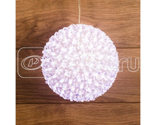 Шар светодиод. d20см 200LED 13Вт 220В IP20 бел. NEON-NIGHT 501-606