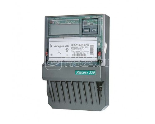 Счетчик Меркурий 230 ART-00 CN 3ф 5-7.5А 0.5s/1.0 класс точн. многотариф. CAN ЖКИ юр. лица Екат. вр. Инкотекс 00000032447