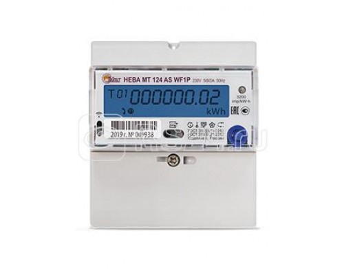 Счетчик НЕВА МТ 124 AS WF1P 1ф 5-60А 220В многотариф. физ. лица Екат. вр.Тайпит 6133718