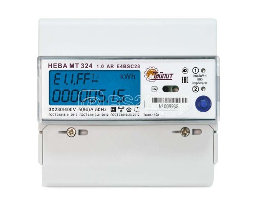 Счетчик НЕВА МТ 324 1.0 AR (E4BSC28) 3ф 24 регион Красноярск. вр. Тайпит 6134992