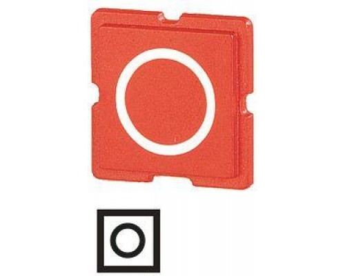 Шильдик 0 10TQ25 красн. EATON 091536