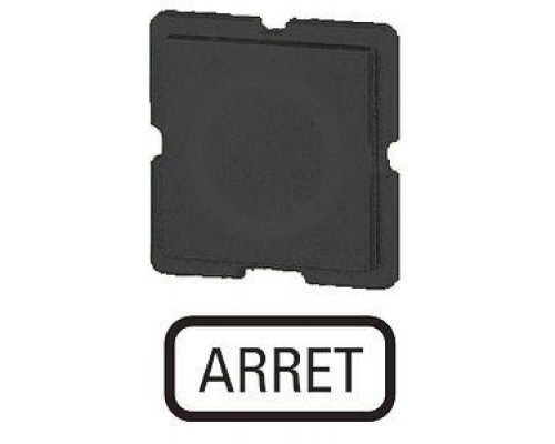 Шильдик ARRET 317TQ25 красн. EATON 091508