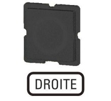 Шильдик DROITE 335TQ25 черн. EATON 092594