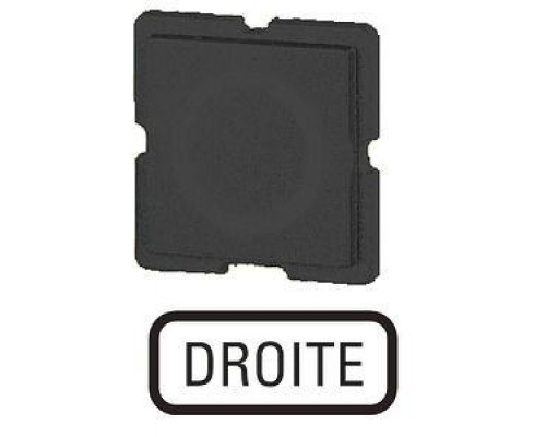 Шильдик DROITE 335TQ25 черн. EATON 092594