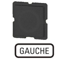 Шильдик GAUCHE 334TQ25 черн. EATON 092567