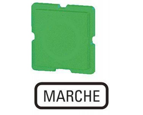 Шильдик MARCHE 311TQ25 зел. EATON 091475