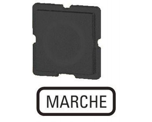 Шильдик MARCHE 321TQ25 черн. EATON 091563