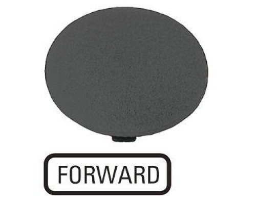 Шильдик кнопочный грибовидный FORWARD M22-XDP-S-GB15 черн. EATON 218291